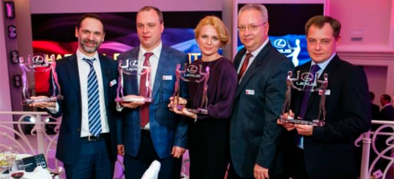 5 дилерских центров ГК «БИЗНЕС КАР» получили «Награду президента» от представительства «Тойота Мотор»