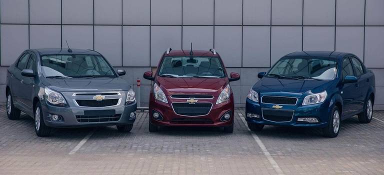UzAuto объявил о старте продаж Chevrolet Spark, Nexia и Cobalt в России