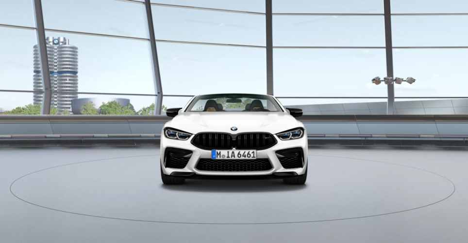 BMW M8 Кабриолет Белый Бриллиант металлик