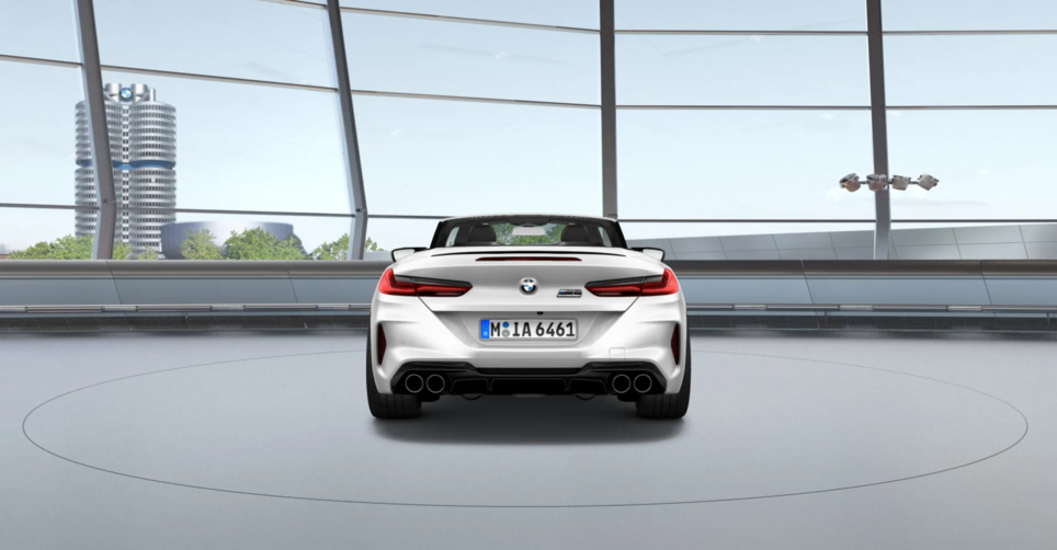 BMW M8 Кабриолет Белый Бриллиант металлик