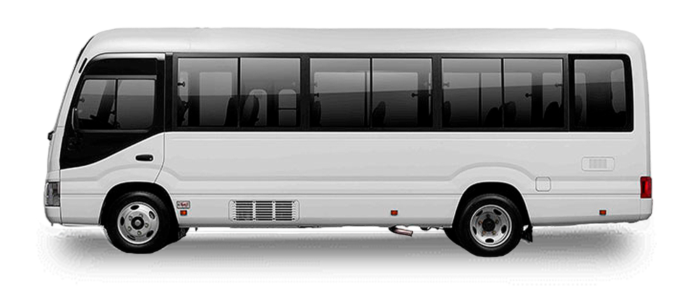 Toyota Coaster Автобус Белый