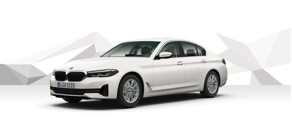 BMW 5 серии Седан Белый Минерал