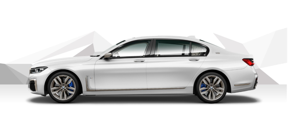 BMW 7 серии Седан Белый Минерал