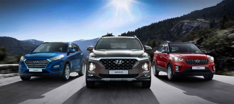 Кроссоверы Hyundai. С тобой заодно.