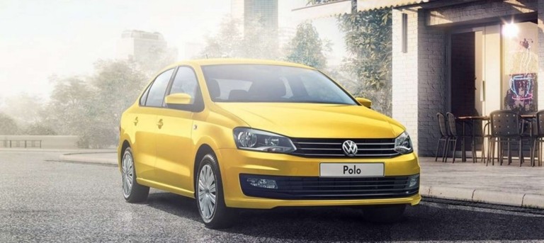 Желтый Polo в лизинг